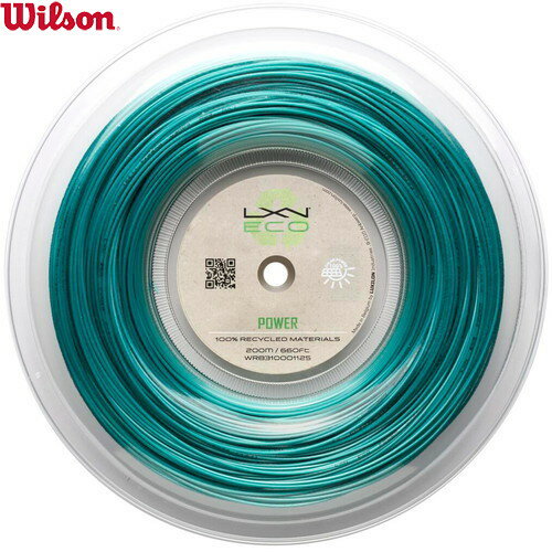 ■送料無料■【WILSON】ウイルソン WR83100011 LUXILON ECO POWER 125 RE[ガット/ストリング/テニス/テニス用品/部活/クラブ]【RCP】