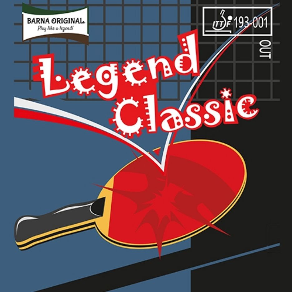 ★即納/あす楽★■卓球ラバーメール便送料無料■【BARNA Original】バルナオリジナル Legend Classic/レジェンドクラシック【グリッピーではなく、リブ状のシートを持つ短い、古典的な表ラバー！】【WRM 卓球用品】表ソフトラバー/ラバ-【RCP】