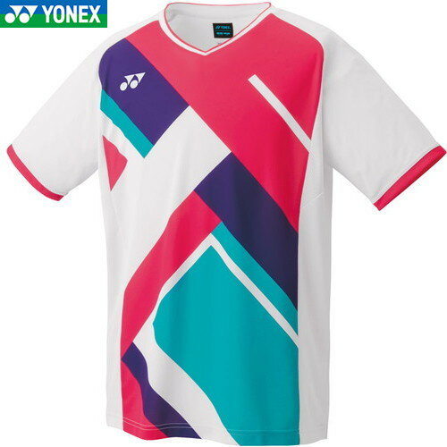 ■送料無料■【YONEX】ヨネックス 10400J-011 ゲームシャツ[ホワイト][半袖Tシャツ/シャツ/半袖/半そで/テニス/バドミントン/スポーツ/ジュニア/子供用/練習着/部活/クラブ/チームウエア]【RCP】