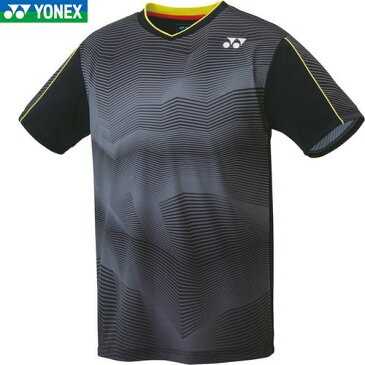 ■送料無料■【YONEX】ヨネックス 10432J-007 ゲームシャツ[ブラック][半袖Tシャツ/シャツ/半袖/半そで/テニス/バドミントン/スポーツ/ジュニア/子供用/練習着/部活/クラブ/チームウエア]【RCP】