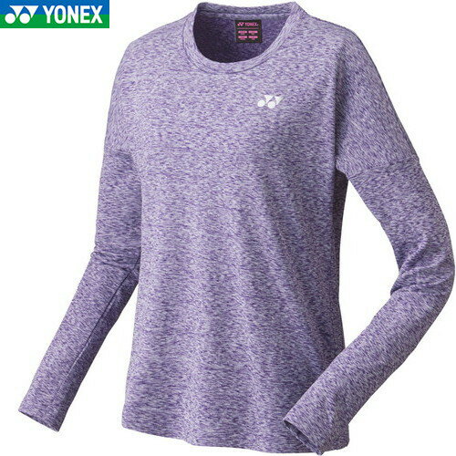 ■送料無料■【YONEX】ヨネックス 16547-354 ロングスリーブシャツ[ミストパープル][長袖Tシャツ/シャツ/テニス/バドミントン/スポーツ/レディース/女性用/ウィメンズ/練習着/部活/クラブ/チームウエア]【RCP】