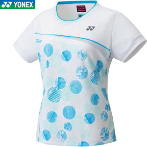 ■送料無料■【YONEX】ヨネックス 20620-011 ゲームシャツ[ホワイト][半袖Tシャツ/シャツ/半袖/半そで/テニス/バドミントン/スポーツ/レディース/女性用/ウィメンズ/練習着/部活/クラブ/チームウエア]【RCP】