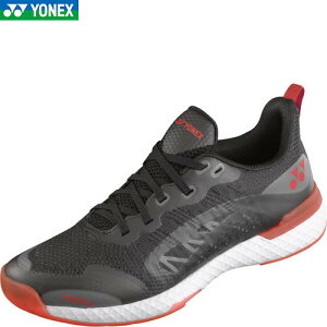 ■送料無料■【YONEX】ヨネックス SHT507-187 テニスシューズ パワークッション 507[ブラック/レッド][テニスシューズ/靴/くつ/ローカット/3E/カーペットコート用/テニス用シューズ/メンズ/レディース/ジュニア]【RCP】