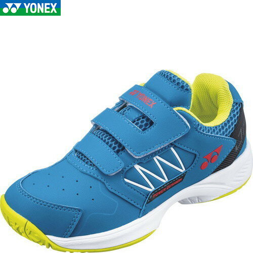 ■送料無料■【YONEX】ヨネックス SHTJRAC-474 パワークッションジュニアAC[ビビットブルー][テニス/シューズ/靴/くつ/スポーツシューズ/ジュニア/キッズ/子供/テニスシューズ/テニス靴/練習靴/オールコート用]【RCP】