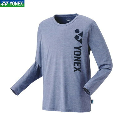 ■送料無料■【YONEX】ヨネックス 16596-019 ユニロングスリーブTシャツ[ネイビーブルー][テニス/バドミントン/長袖/長袖Tシャツ/長そで/ロングTシャツ/バドミントンシャツ/テニスシャツ/練習着/トップス/ユニセックス/レディース/メンズ]【RCP】