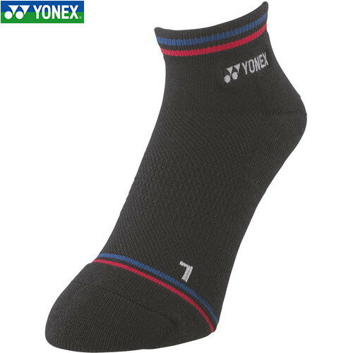 【YONEX】ヨネックス 19181-188 メンズスニーカーインソックス[ブラック/ブルー][テニス/バドミントン/ソックス/靴下/くつ下/スポーツソックス/スポーツ靴下/カジュアル/短い丈/ショート丈/メンズ]【RCP】