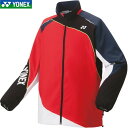 ■送料無料■【YONEX】ヨネックス 70087-496 裏地付ウィンドウォーマーシャツ[サンセットレッド]【テニス/バドミントン/アウター/長袖/長そで/ウインドウェア/制電/反射/撥水/トレーニング/部活/クラブ/ユニセックス】【RCP】