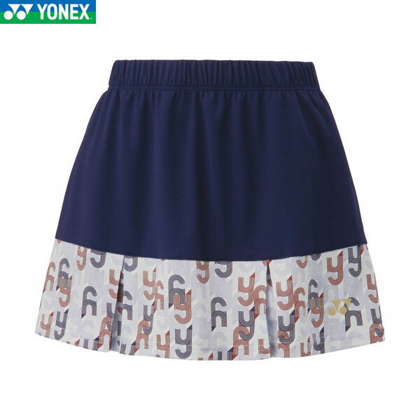■送料無料■【YONEX】ヨネックス 26135-170 ウィメンズスカート[ミッドナイト]レディース/女性用/テニス/ソフトテニス/ボトムス/スカート/吸水速乾/UV/トレーニング/練習/試合/部活【RCP】