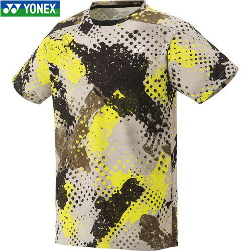 ■送料無料■【YONEX】ヨネックス 10683-796 ユニゲームシャツ(フィットスタイル)[グレージュ][ユニセックス/男女兼用/バドミントン/テニス/半袖/半そで/Tシャツ/半袖シャツ/ゲームシャツ/試合/バドミントンウェア]【RCP】