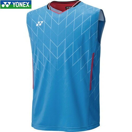 ■送料無料■【YONEX】ヨネックス 10699-449 メンズゲームシャツ(ノースリーブ)[セルリアンブルー][メンズ/バドミントン/テニス/ノースリーブ/タンクトップ/ゲームシャツ/試合/バドミントンウェア]【RCP】