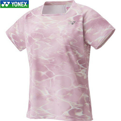 ■送料無料■【YONEX】ヨネックス 20909-421 ウィメンズゲームシャツ[パウダーピンク][レディース/バドミントン/テニス/半袖/半そで/Tシャツ/半袖シャツ/ゲームシャツ/試合/バドミントンウェア]【RCP】