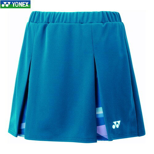 ■送料無料■【YONEX】ヨネックス 26172-817 ウィメンズスカート(インナースパッツ付)[ティールブルー][レディース/テニス/ソフトテニス/バドミントン/スカート/ボトムス/テニスウェア/インナースパッツ]【RCP】