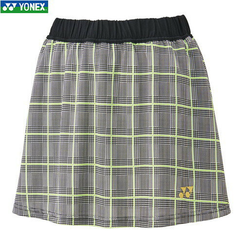 ■送料無料■【YONEX】ヨネックス 26175-007 ウィメンズスカート[ブラック][レディース/テニス/ソフトテニス/バドミントン/スカート/ボトムス/テニスウェア]【RCP】