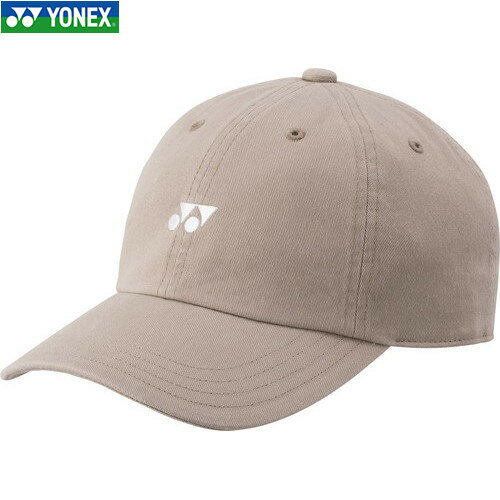 【YONEX】ヨネックス 40128-147 ユニキャップ[ベージュ][ユニセックス/男女兼用/帽子/キャップ/ツバ付き/熱中症対策/日除け/日よけ/スポーツキャップ/スポーツ帽子]【RCP】
