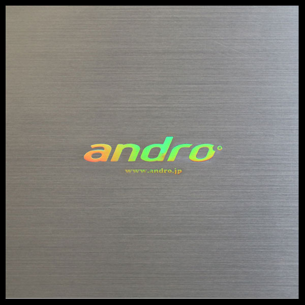 ★在庫あり即納★【andro】アンドロ 132266 andro SHINYロゴ吸着保護シート 裏ソフトラバー 保護用シート【卓球用品】卓球ラバー 保護シート/卓球/ラバー保護シート/ラバ‐【RCP】