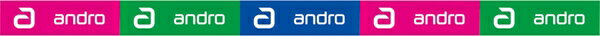 ★在庫あり即納★【andro】アンドロ 1400210090 サイドテープ アンドロ カラーズ5M[10mm幅×5m＝ラケット約10本分]SIDETAPE ANDRO COLORS【卓球用品】メンテナンス/サイドテープ/卓球/卓球ラケット【RCP】