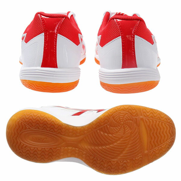 ★即納/あす楽★■送料無料■★特価/在庫処分40％OFFセール★【asics】アシックス卓球シューズ 1073A004-0101 ATTACK HYPERBEAT SP3/アタック ハイパービートSP3[ホワイト/クラシックレッド][シリーズ:卓球シューズ]【RCP】
