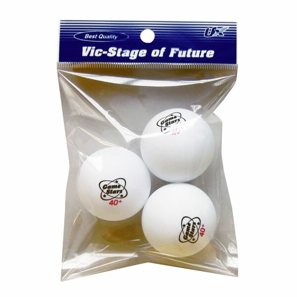 ★即納/あす楽★ユニックス NX28-53 ゲームスター プラボール 3個入り プラスチック製40+ (プラトレ球/練習球)プラスティック トレーニングボール/NX2853