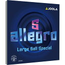 ★在庫あり即納★■卓球ラバーメール便送料無料■【JOOLA】ヨーラ TJRUB034 アレグロS / ALLEGRO S アレグロに待望の新シリーズラバーが登場!【卓球用品】ラージボール用ラバー/表ソフトラバー/卓球/ラバ-【RCP】