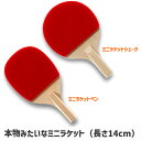 ★在庫あり即納★【Nittaku】ニッタク ミニラケット 小さいおもちゃのラケット(シェーク NL-9568 / ペン NL-9567)【卓球用品】小物/アクセサリー/卓球ラケット【RCP】