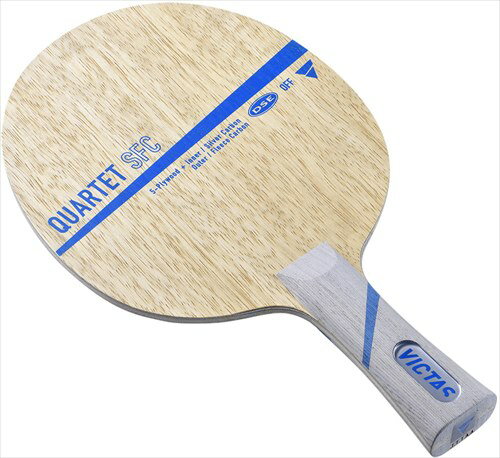 ★在庫あり即納★■送料無料■【VICTAS】ヴィクタス 028704 QUARTET SFC FL [カルテット SFC FL(フレア) 【卓球用品】シェークラケット/ラケット/卓球ラケット【RCP】