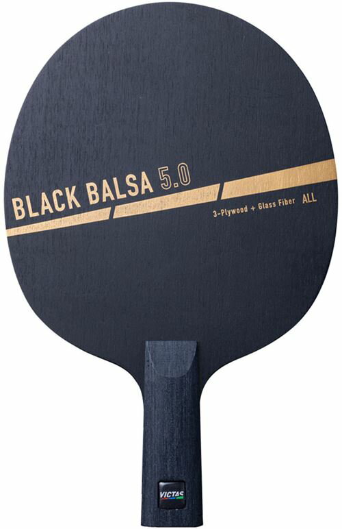 ★即納/あす楽★ 送料無料 【VICTAS】ヴィクタス 310173 ブラック バルサ 5.0 CHN 中国式ペン BLACK BALSA 5.0 CHN 中国式ペン 軽量のバルサ材を中芯に5mmの厚さで使用 プレーに安定感を 【卓球…