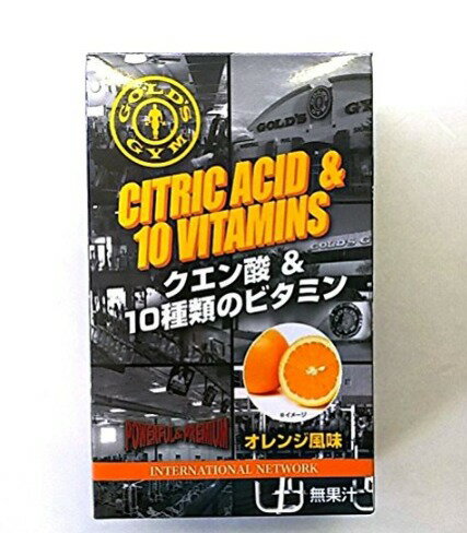 【最大10倍増量中★ワンダフルデー期間限定】GOLD's GYM ゴールドジム クエン酸&10種のビ ...