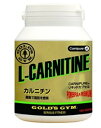 カルニチン サプリメント 燃やす F2210 ゴールドジム GOLD'S GYM 180粒