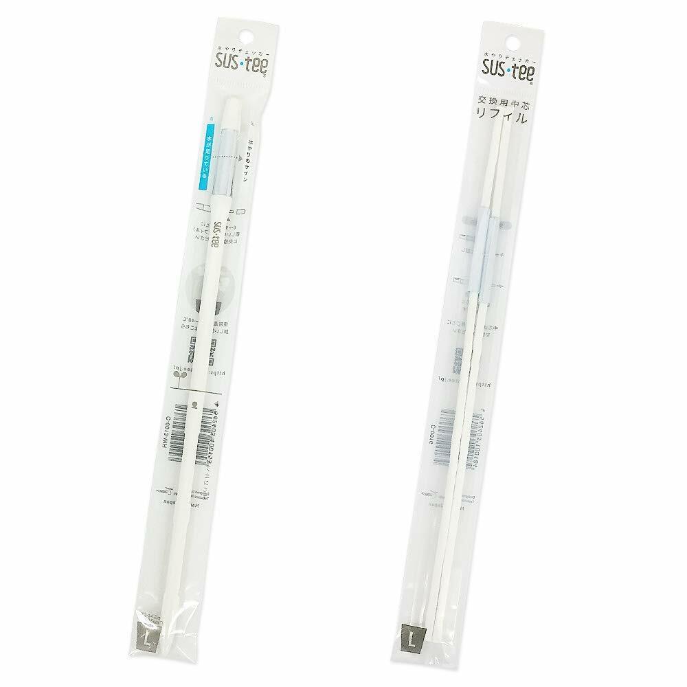 水やり水分計 サスティー ロング 交換用リフィルセット ホワイト Sustee 6 12号用 Lサイズ 国内発送