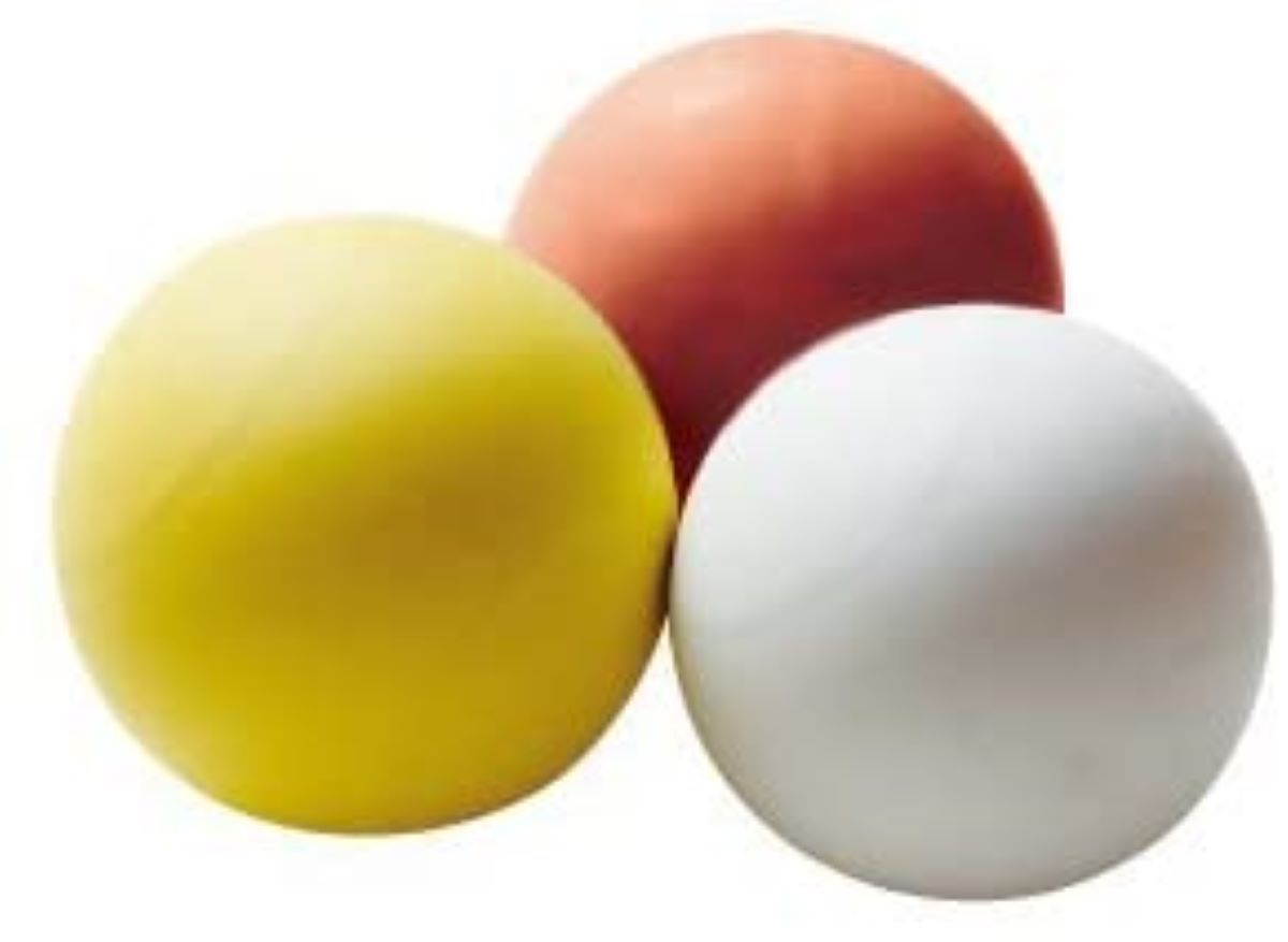 【ポイント10倍★O＆5の付く日限定 】鞠つき まりつき用ボール ゴムボール 12.5cm 昔ながらのまりつきボール （赤黄白） 3個セット 日本製 まとめ買い