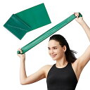 D&M セラバンド トレーニングバンド 初心者向け 1m 強度レベル+1 グリーン TBE-3 マニュアル付 トレーニングチューブ レジスタンスバンド(4)
