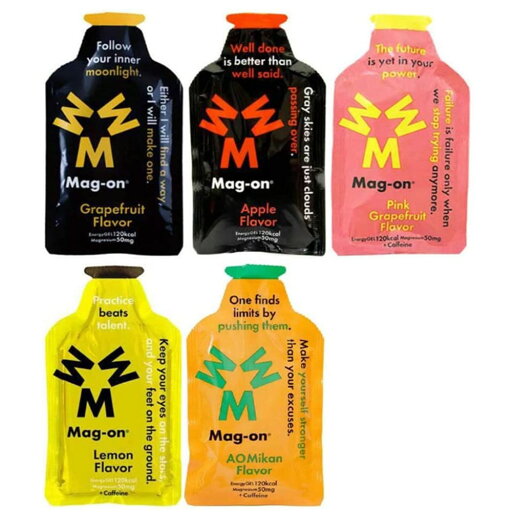 【ポイント10倍★ お買い物マラソン限定 】Mag-on マグオン エナジージェル お試し 各フレーバー1 計5個セット 【ポイント10倍★ お買い物マラソン限定 】Mag-on マグオン エナジージェル お試し 各フレーバー1 計5個セット