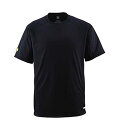 【ポイント10倍★O&5の付く日限定 】デサント ベースボールTシャツ BLK