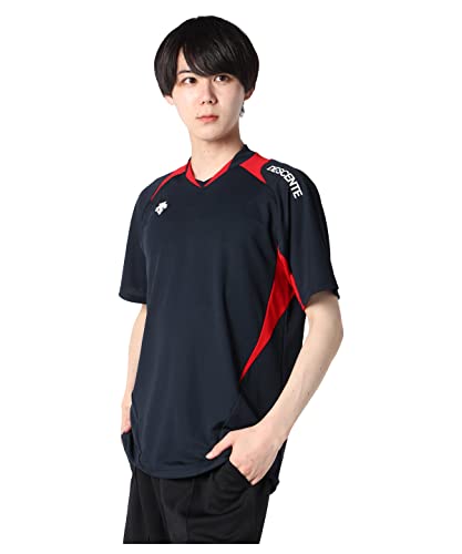 【ポイント10倍★お客様感謝デー限定 】[デサント] Tシャツ 半袖ゲームシャツ バレーボール 定番 吸汗速乾 ドライ ストレッチ 男女兼用 メンズ レディース 練習 部活 クラブ BPK(DSS-5420B)