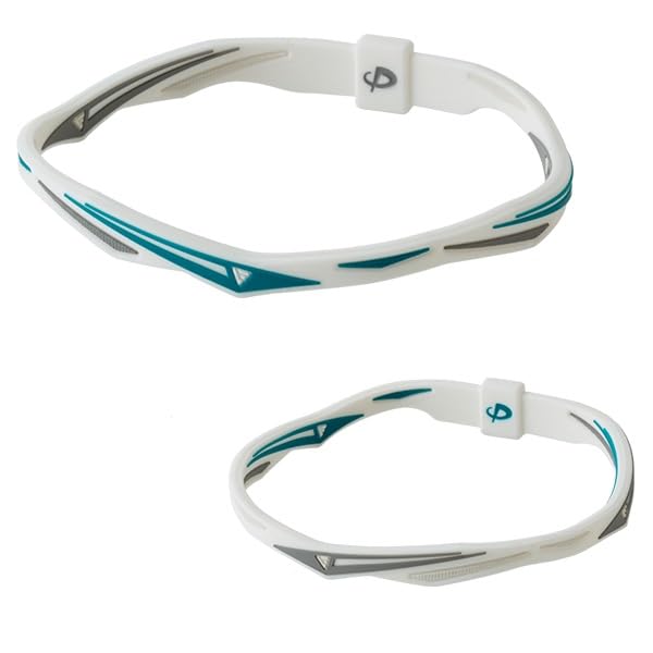 phiten(ファイテン) RAKUWA アンクレット EXTREME ツイスト ホワイト 21cm【ファイテン先端技術メタックス採用】