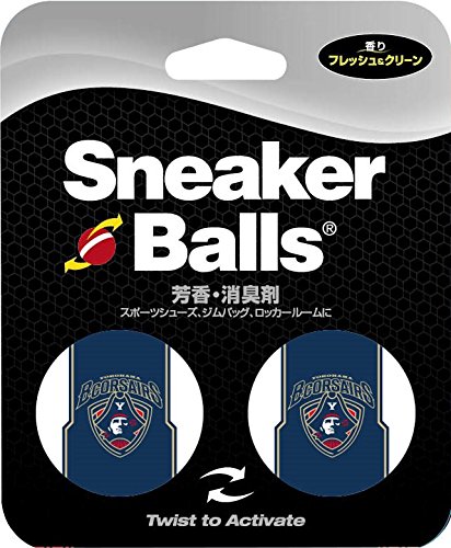 スニーカーボール Sneaker Balls 芳香 消臭剤 スニーカーボール 横浜ビーコルセアーズ 【2個入 香り フレッシュ&クリーン 約90日持続】 87816