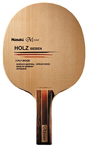 ニッタク(Nittaku) 卓球 ラケット ホルツシーベン 3D シェークハンド 攻撃用 特殊素材入り ストレート NE-6112