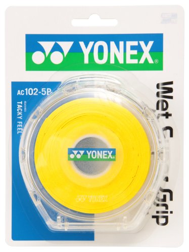 【ポイント10倍★ お買い物マラソン限定 】ヨネックス(YONEX) テニス バドミントン グリップテープ ウェットスーパーグリップ ケース付き (5本入り)