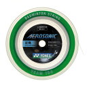 【ポイント10倍★ お買い物マラソン限定 】ヨネックス(YONEX) バドミントン ストリングス エアロソニック (0.61mm) BGAS1 ホワイト