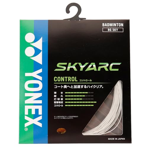 【ポイント10倍★ お買い物マラソン限定 】ヨネックス(YONEX) バドミントン ガット スカイアーク ホワイト BGSKY