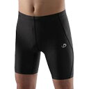 SPORTS SPATS クウォーター 吸汗速乾 ブラック SS