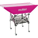 【ポイント10倍★ お買い物マラソン限定 】molten(モルテン) ボールカゴ 折りたたみ式平型ボールカゴ 背低 ピンク BK0032-P