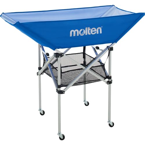 molten(モルテン) ボールカゴ 折りたたみ式平型ボールカゴ 背高 青 BK0033-B molten(モルテン) ボールカゴ 折りたたみ式平型ボールカゴ 背高 青 BK0033-B