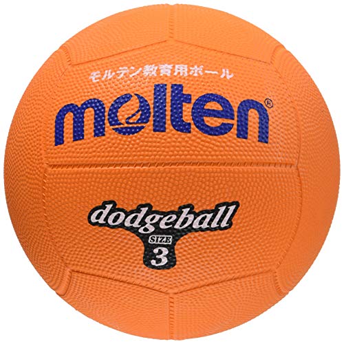 molten(モルテン) ドッジボール ゴム3号球 オレンジ