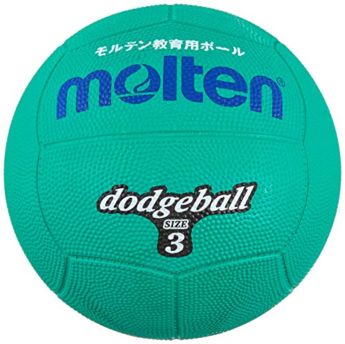 【ポイント10倍★楽天スーパーセール限定 】molten(モルテン) ドッジボール ゴム3号球 緑 D3G