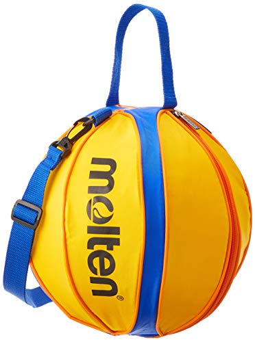 【ポイント10倍★お客様感謝デー限定 】molten(モルテン) バスケットボール1個入れ NB10YB イエロー×ブルー(YB)