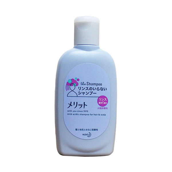 【各種利用でポイント最大26倍！】 花王 メリット リンスのいらないシャンプー ミニ80ml トラベルグッ..