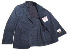 Southwick Cambridge Harris Tweed Jacket: Navy Herringbone Southwick Cambridge Harris Tweed Jacket: Navy Herringbone