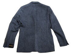 Southwick Cambridge Harris Tweed Jacket: Navy Herringbone Southwick Cambridge Harris Tweed Jacket: Navy Herringbone