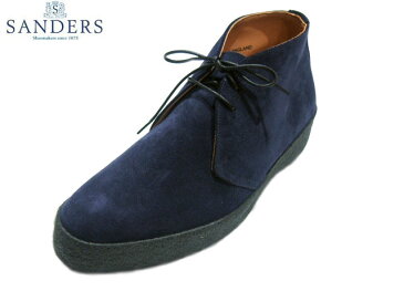 SANDERS（サンダース）/#6480 SUEDE HI TOP CHUKKA (PLAYBOY CHUKKA)/navy suede